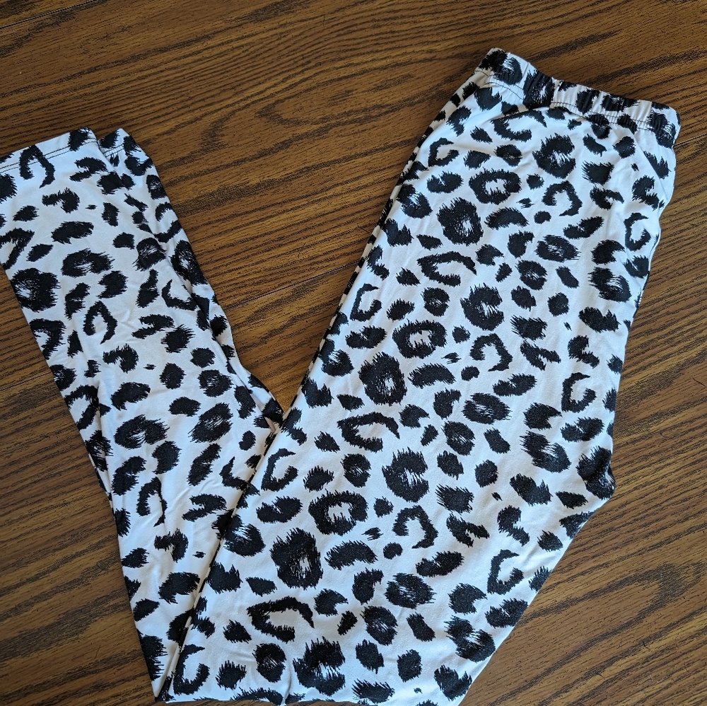 Plus Size Leopard Print Leggings